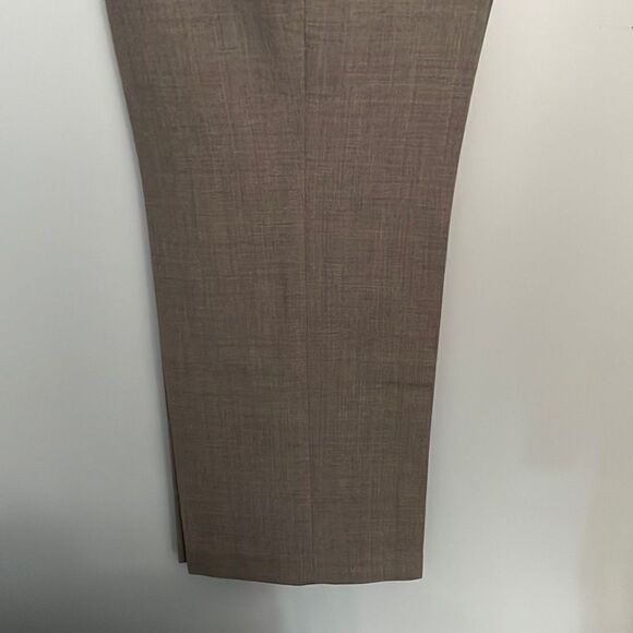 JC Penney Towncraft Worsted Wool Polyester Men’s Grey Dress Pants 38x30 - Picture 2 of 9
